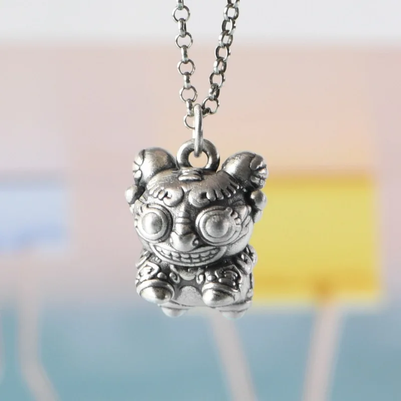 

Silver 925 Jewelry Tiger Pendants Women Pendant Neck Jewelry for Necklace Women's Neck Jewelry DIY Handmade Accessories Trend