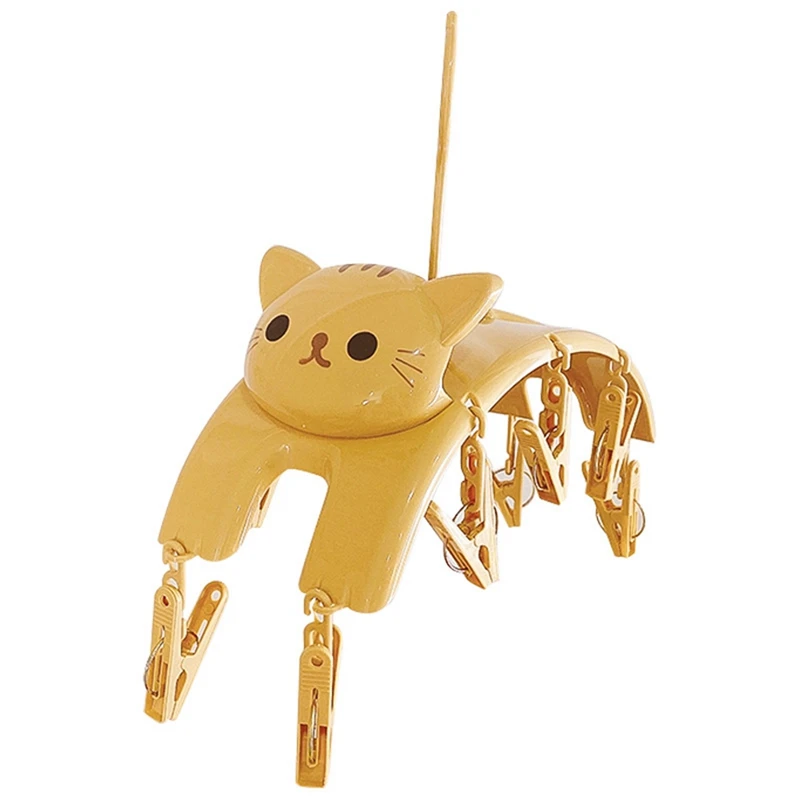 

Эксклюзивная сушилка с супер милым котом для девочек, многофункциональная сушилка, подвеска для сушки носков и нижнего белья