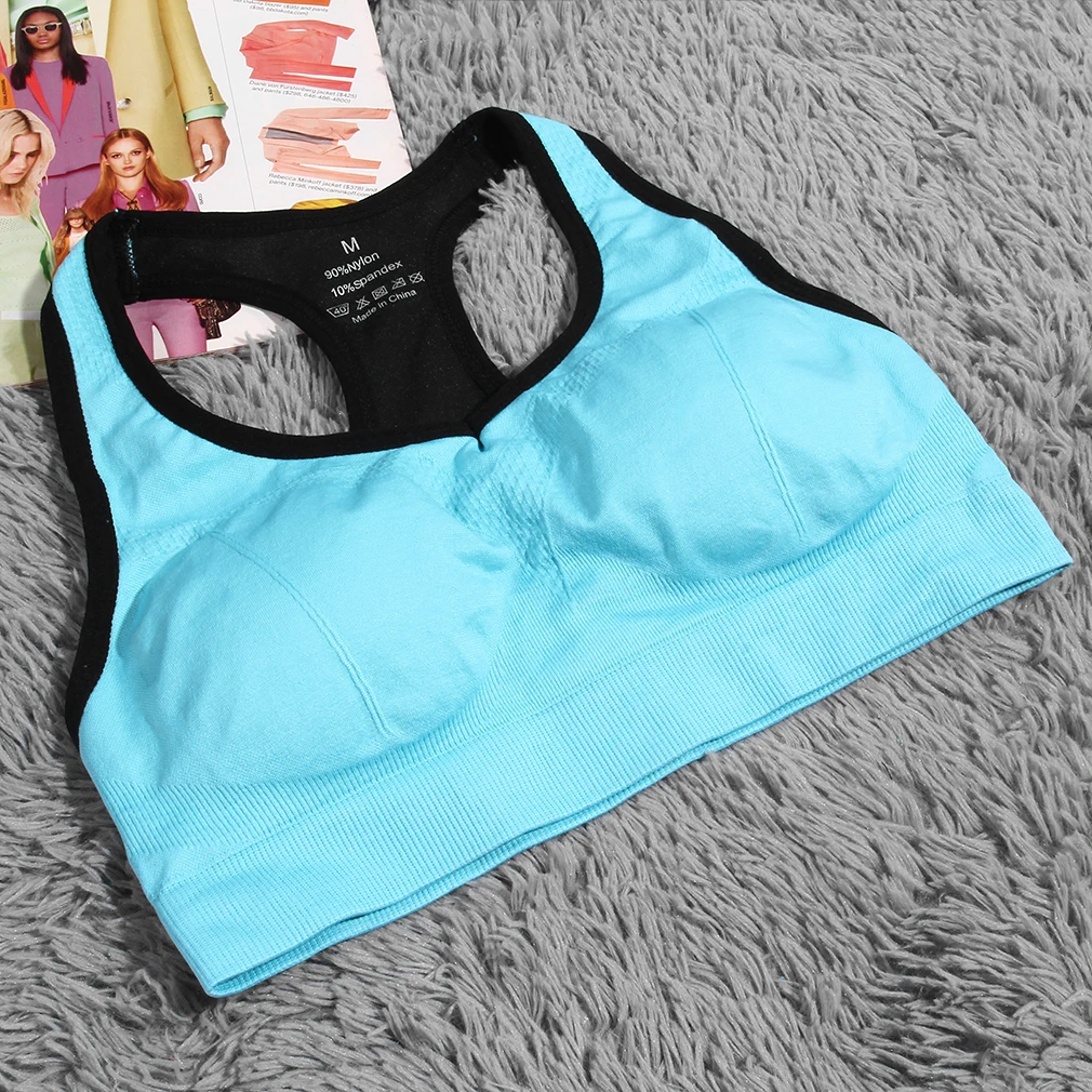 

Sports Women Stretch Bra Seamless Comfort Padded Yoga Crop Top Vest Sleep Bra Wireless Bras Sleep Top Tank Female Sport Bras