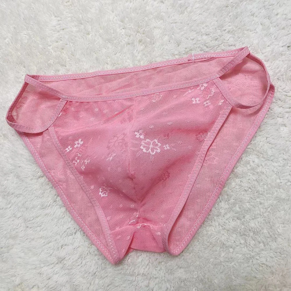 Сексуальные мужские трусики брифы бикини прозрачные трусы стринги нижнее белье