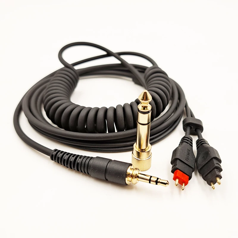 

For Sennheiser HD580 HD600 HD650 HD660 HD660S with MP3/amp 6.35mm/3.5mm High purity oxygen-free copper 99.995% cable
