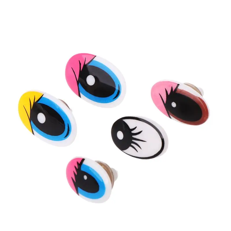 

10pcs Plastic Cartoon Safety for Doll Eyes For Toy Bear Dolls Puppet Stuffed Ani