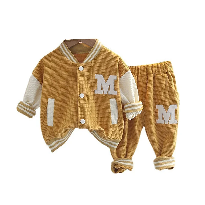 

New Spring Autumn Baby Clothes Children Boys Girls Fashion Jacket Pants 2Pcs/Sets Toddler Sports Casual Costume Kids Tracksuits