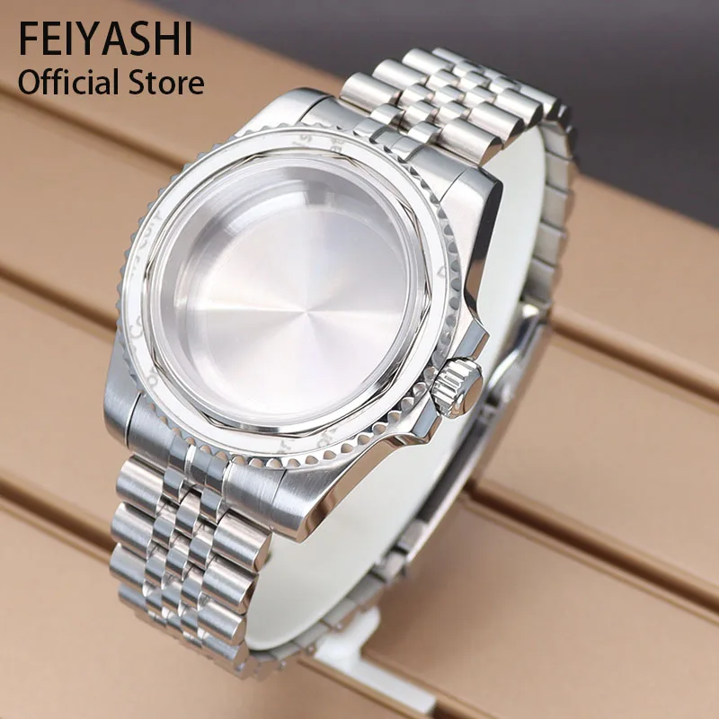 40mm Watch For Men Cases Bracelet Strap For Seiko nh35 nh36 ETA 2824 Miyota 8215 Movement Accessory Parts 28.5mm Dial submariner