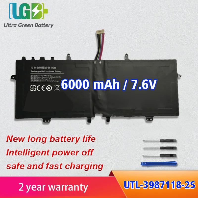 UGB New UTL-3987118-2S Battery For Hasee Elegant X3 D1,G1,HKNS01,HKNS02,For Haier Yi 3000S,5000