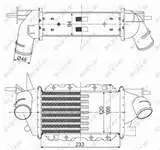 

30352 for TURBO radiator VECTRA B X20DTH Y20DTH Y20DTH Y22DTR