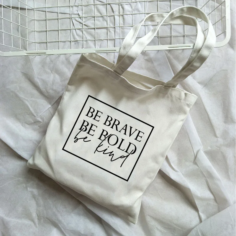 

Harajuku Be Kind Korean Casual Canvas Bag Summer Ulzzang Book Bags Female Large Capacity Vintage Harajuku Shoulder Bag