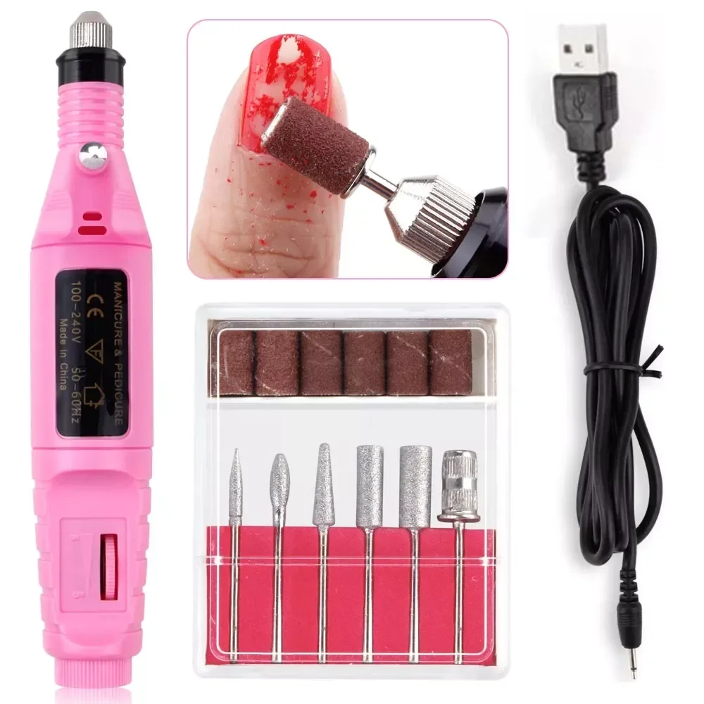 

NEW2023 Machine Nail Art Pen Nail Drill Manicure Apparatus Gel Polish Remover Kit Pedicure Nail File Nail Art Tools