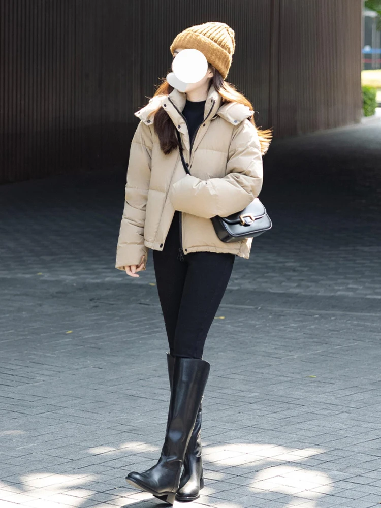 Большие размеры американский усовершенствованный пуховик с утолщенным