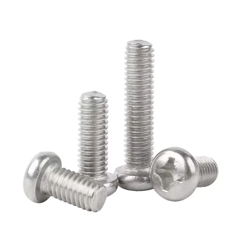 316 винты из нержавеющей стали с круглой головкой И Крестообразной M2 M2.5 M3 M4 M5 M6 M8