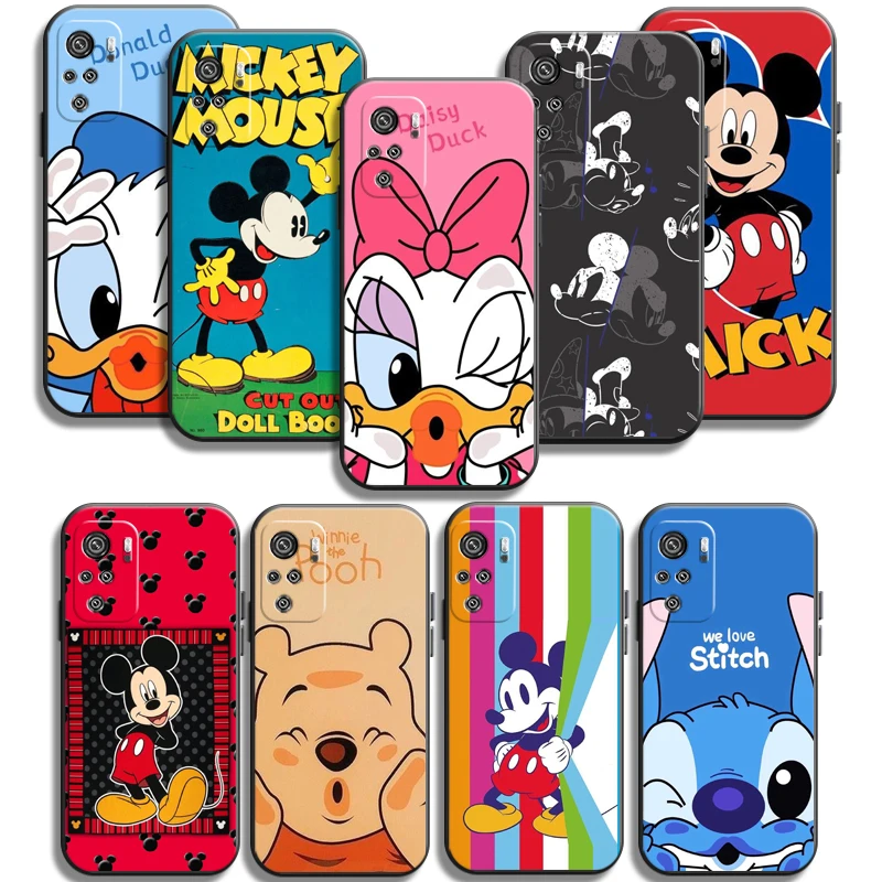 

Disney Mickey Stitch Phone Cases For Xiaomi POCO X3 GT X3 Pro M3 POCO M3 Pro X3 NFC X3 Mi 11 Mi 11 Lite Back Cover Soft TPU