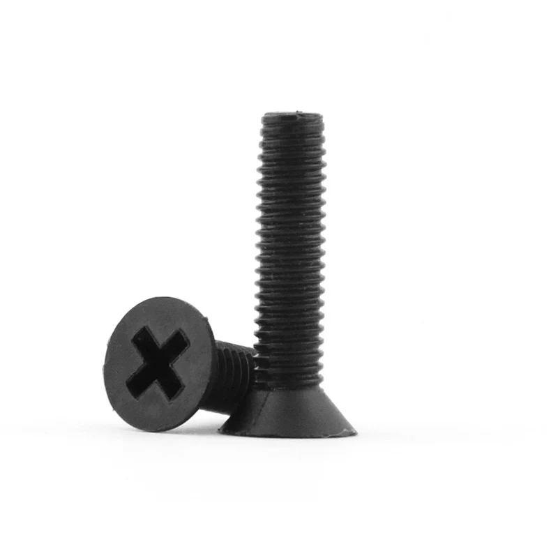 

Нейлоновые винты с плоской головкой, нейлон PA66 DIN965, белый цвет M2 M2.5 M3 M4 M5 M6