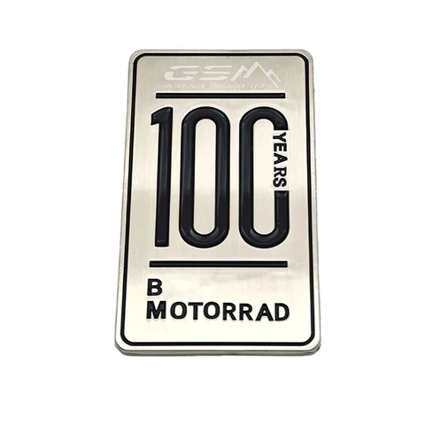 Аксессуары для мотоциклов, 100 лет, цинковый сплав, бейдж, наклейка, отделка для BMW R18 R9T R12 RnineT S1000RR XR R R1200GS LC R1250GS F750GS