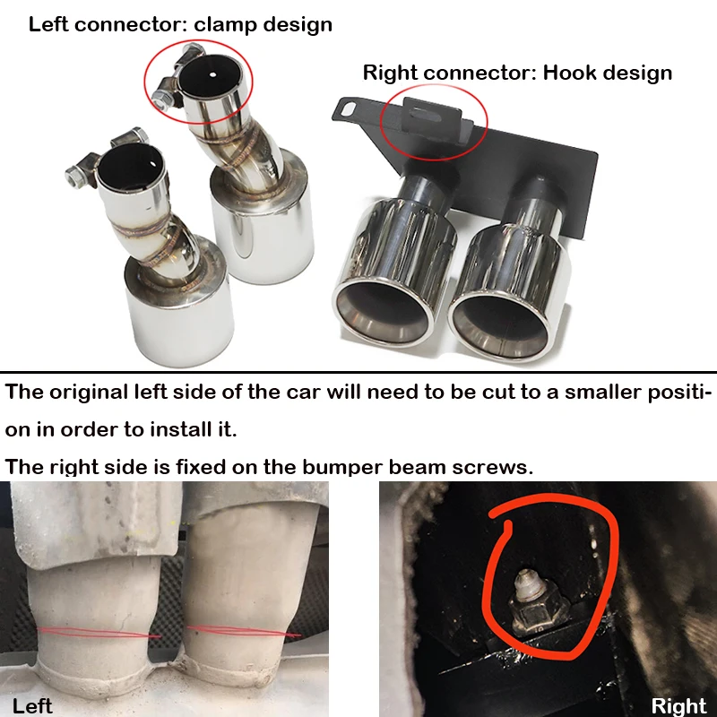 Четырехвыхлопная система для BMW F10 F11 F18 525i 520i 530i 523i 5 Series обновление бензиновой