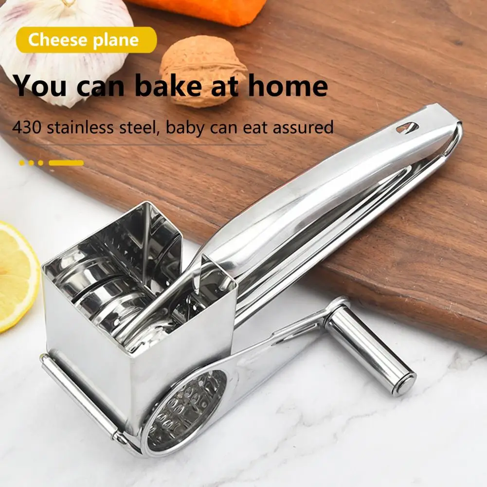 

Cheese Grater Convenient Reusable Anti-slip Strong Construction Rotary Vegetable Slicer Vegetable Slicer for Dining Room