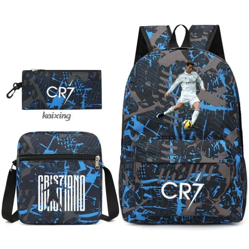 18“Cristiano Ronaldo CR7 Backpack School Bag - giftcartoon