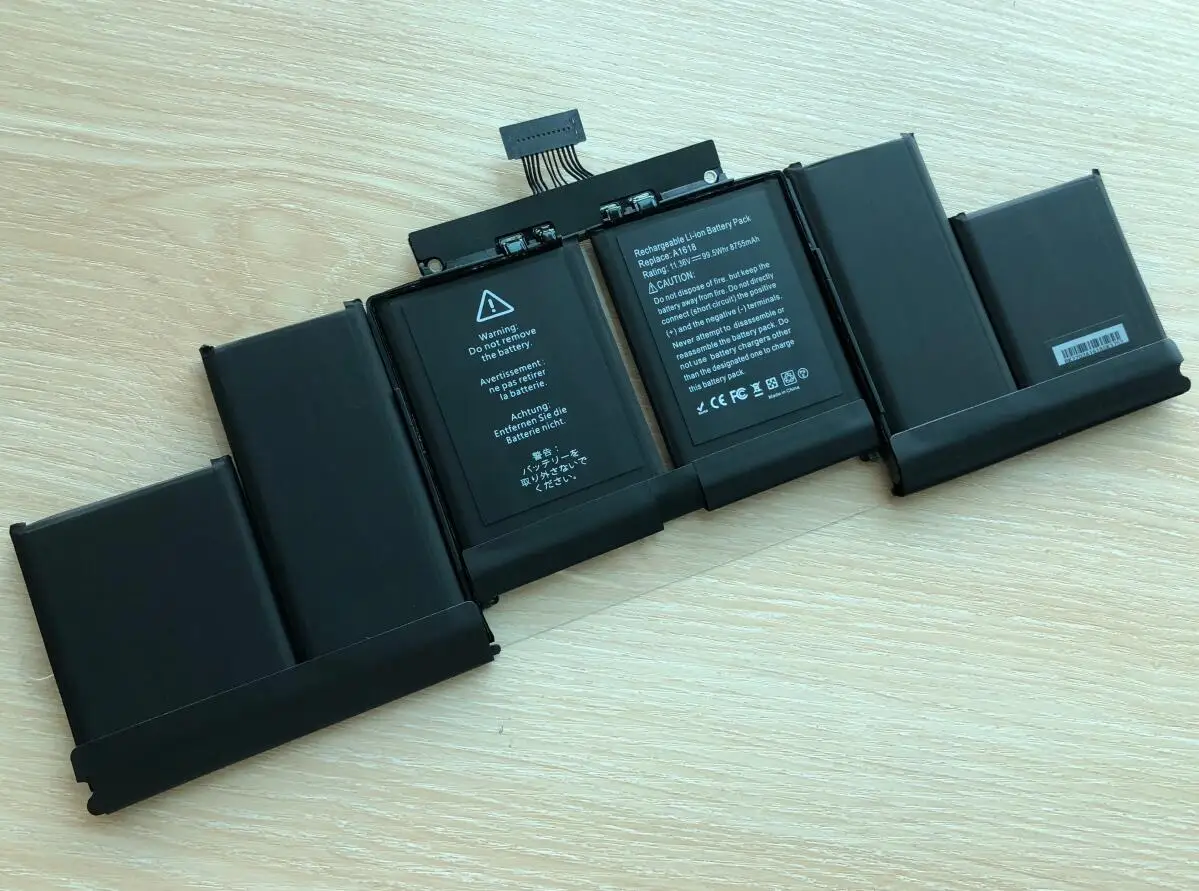 11 36 В 99 5 Втч Подлинная батарея для ноутбука A1618 Apple MacBook Pro Retina 15 4 '� 2015 020-00079