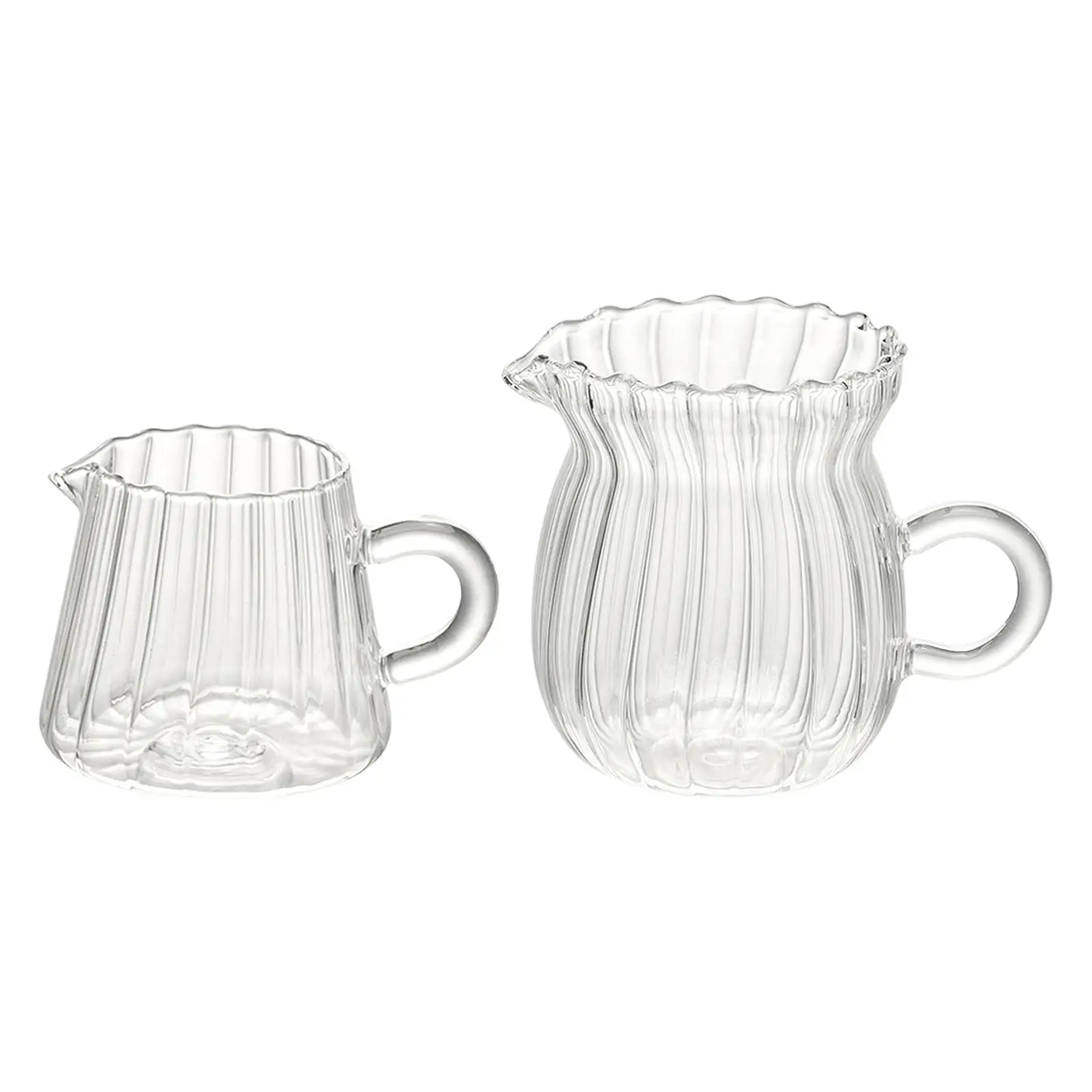 Стеклянный стеклянный чайник многоразовый прозрачный для кафе домашней кухни