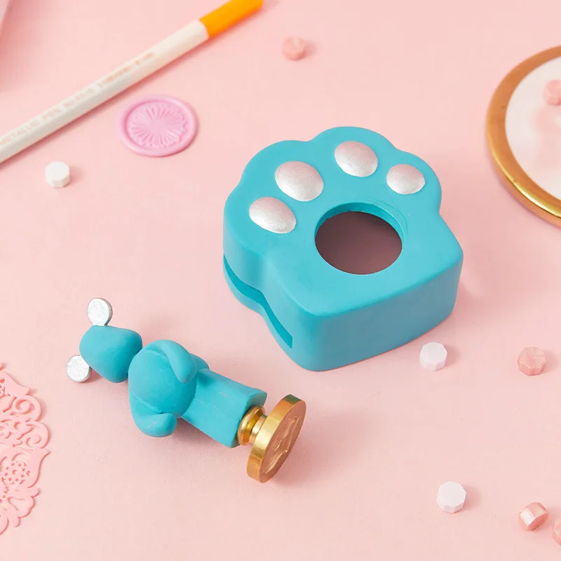 

Sealing Wax Furnace Stove Resin Bear Sealing Stove Fire Paint Stamp Wax Pot Metal Seal Furnace Hand Shank Warmer Melting SB0114