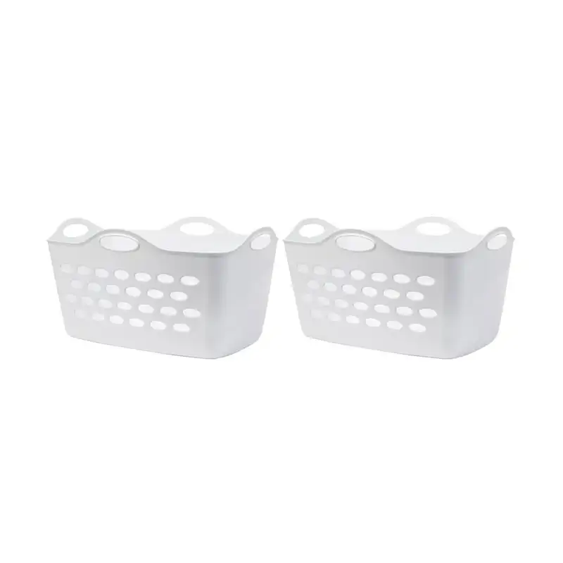 

Flex Laundry Basket, 2 Pack Organizador Cute storage Rattan storage basket Picnic basket Toy storage Bathroom organizer Organize