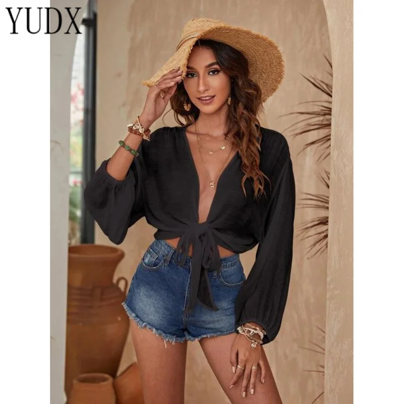 

Новые пляжные рубашки, накидки для бикини для женщин, искусственное платье, элегантный купальник, накидки, праздничные купальные костюмы, пляжная одежда