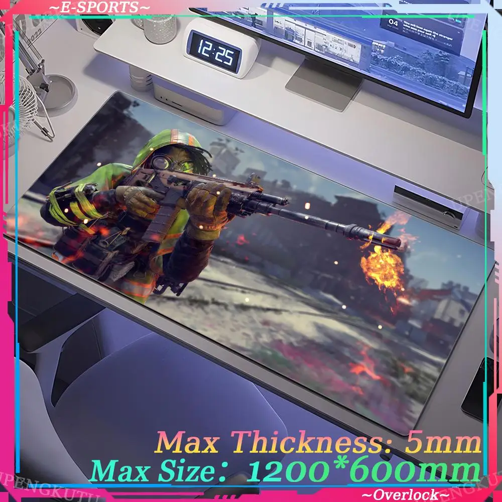 Oversized X_XDefiant Anime 1200X600MM MousePad Game Accessories Desktop Keyboard Pad Carpet Rubber Mouse