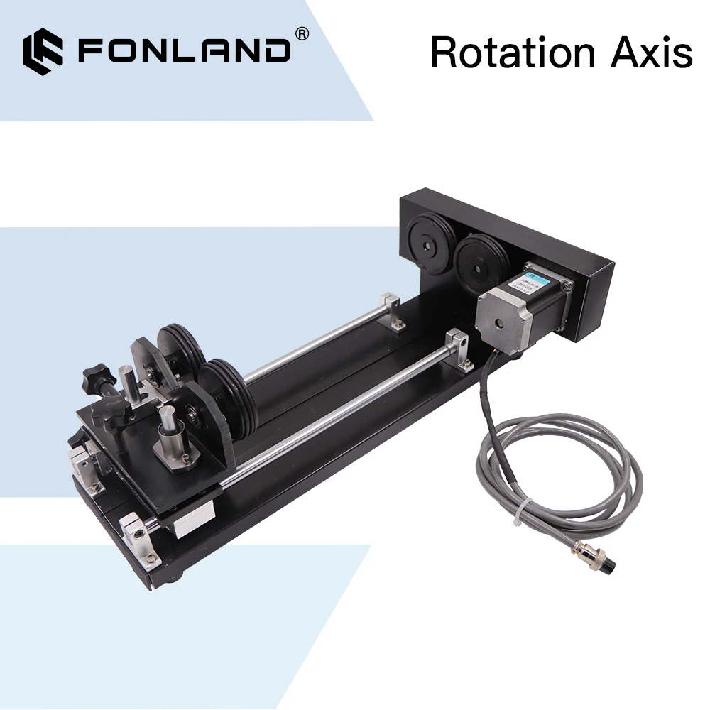 

Fonland Rotation Axis Laser Engraver Y-axis Roller 360° Rotating for Engraving Diameter for Cylindrical Objects Adjustable