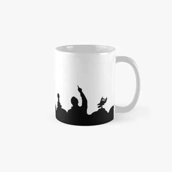 

Mst3K Silhouette Classic Mug Coffee Image Picture Photo Simple Drinkware Handle Round Tea Printed Gifts Design Cup