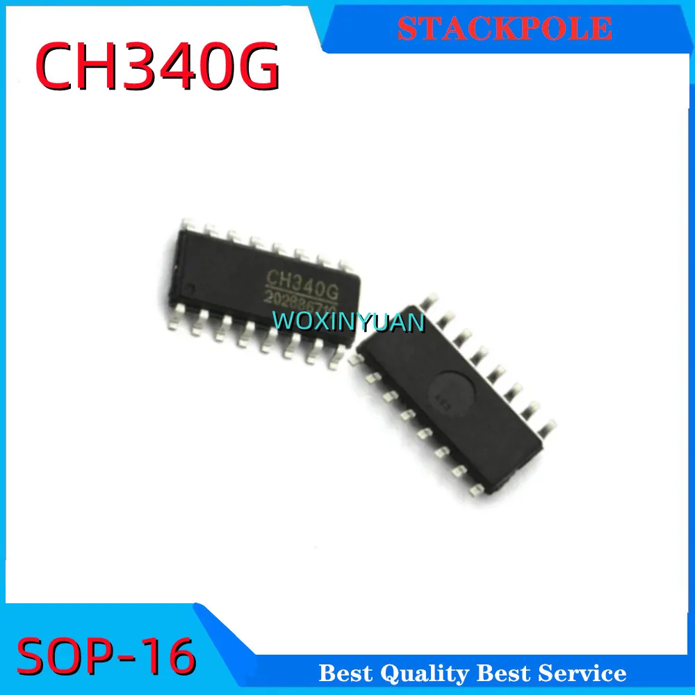 

(5piece)100% New CH340G CH340 340G SOP-16 Chipset [ USB to serial chip ]
