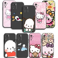 2022 hello kitty phone cases for xiaomi redmi 7 7a 9 9a 9t 8a 8 2021 7 8 pro note 8 9 note 9t soft tpu coque back cover