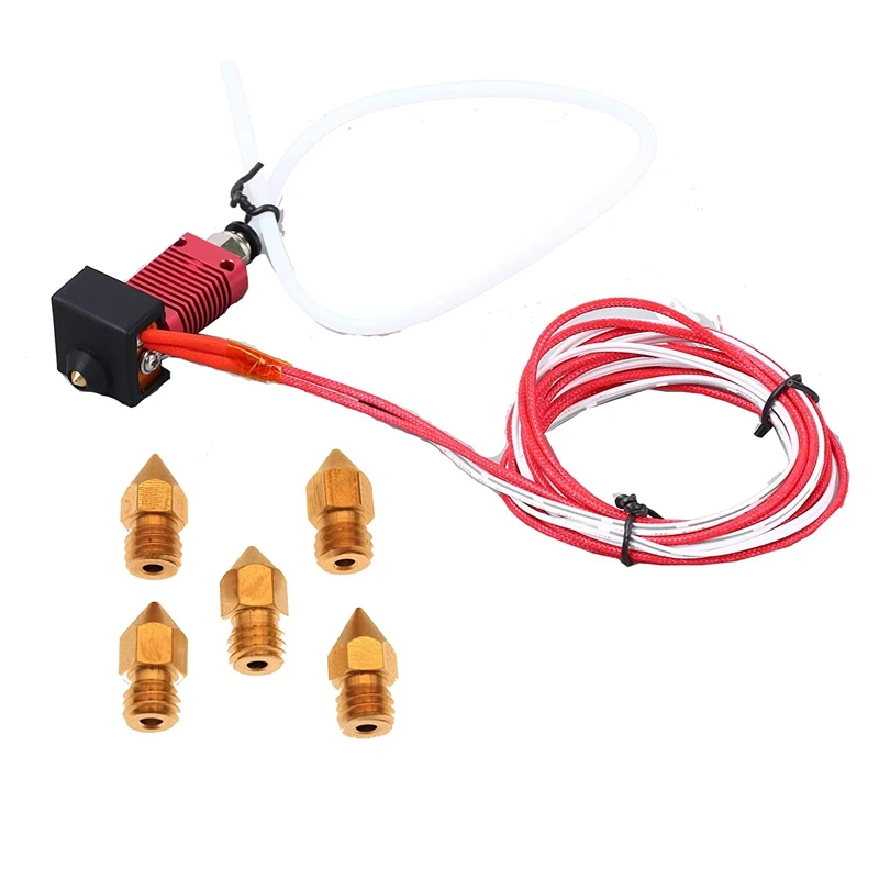 

Для Ender 3 V2 Hotend, комплект для сборки Hotend, детали для 3D принтера с насадками для Ender 3 V2 Ender 3 Ender 3 Pro