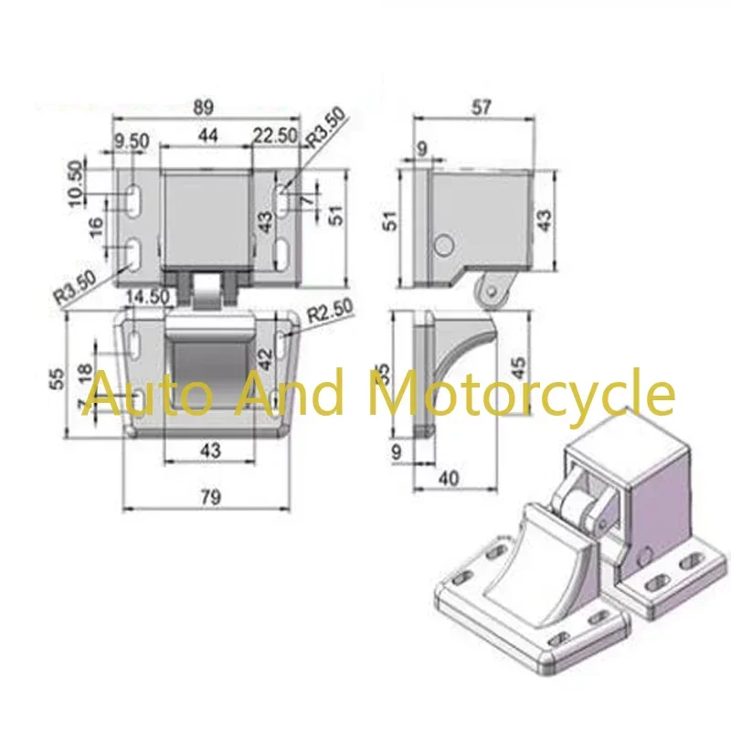 1 комплект Сверхмощный Замок-распылитель для навесных дверей высокопрочные