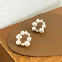 fashion jewelry pearls earrings 2022 new trend hot sale trendy korean temperrament geometric women earrings gifts wholesale