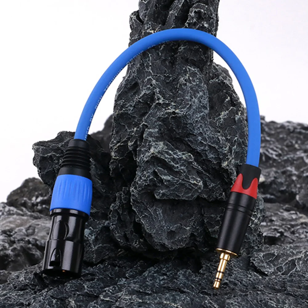 Фото Кабель со штекером XLR на штекер 3,5 мм, со штекером AUX 3,5 мм на штекер 3Pin XLR, для компьютера, SLR камеры, смесителя для записи №5