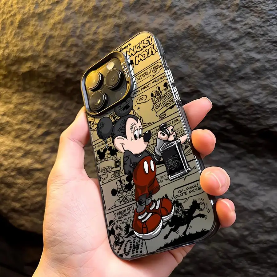 Чехол для телефона Tattoo Disney Mickey Minnie Oppo Reno13 Reno12 Reno11 Reno10 Reno8 Reno 7 6 5 Z F T Pro Plus 4G 5G Matte Cover