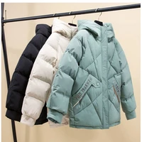 cotton padded jacket women loose thickened winter new bread korean hooded student