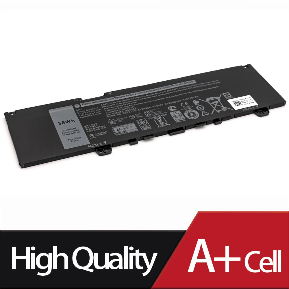 Новый аккумулятор F62G0 для ноутбука DELL Inspiron 13 7370 7373 7380 Vostro 13-7386 P83G P87G P91G F62GO RPJC3 CHA01 39DY5