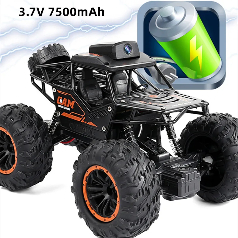 

With Camera Wltoys Toys for Children 4wd Rc Car Rc Offroad 4x4 Auto Stunt Children's Remote Control Hobbies fast rc car