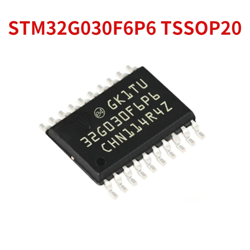 

10pcs New Original STM32G030F6P6 STM32G030C8T6 STM32F030F4P6 SMD TSSOP20 32-bit STM32G030K6T6 Microcontroller STM32 G030F6P6 MCU