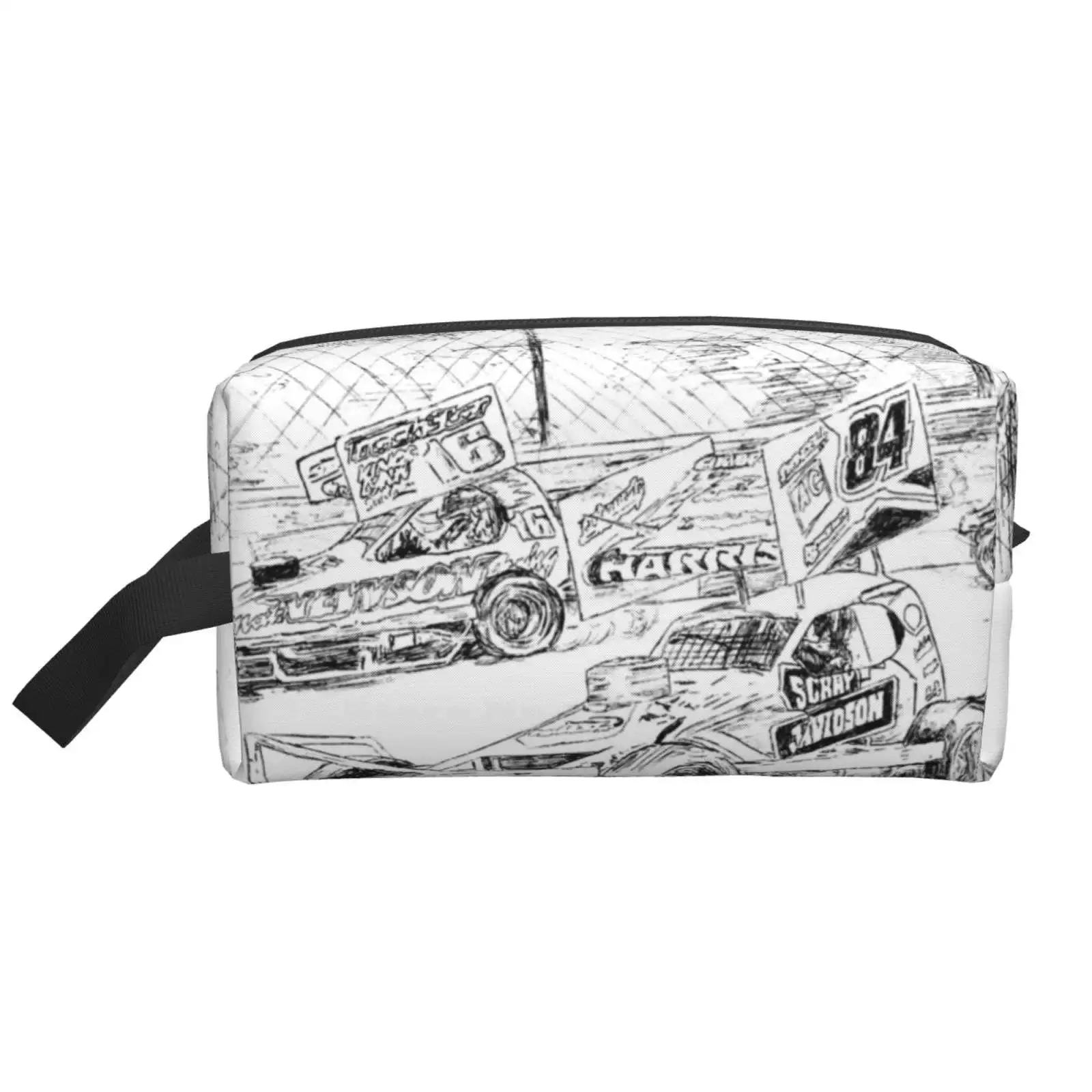 

Сумка для хранения в ванной комнате Tom Harris' с отделением для хранения данных и кабелем, сумки для макияжа в виде ручек, Brisca, в наличии, автомоб...