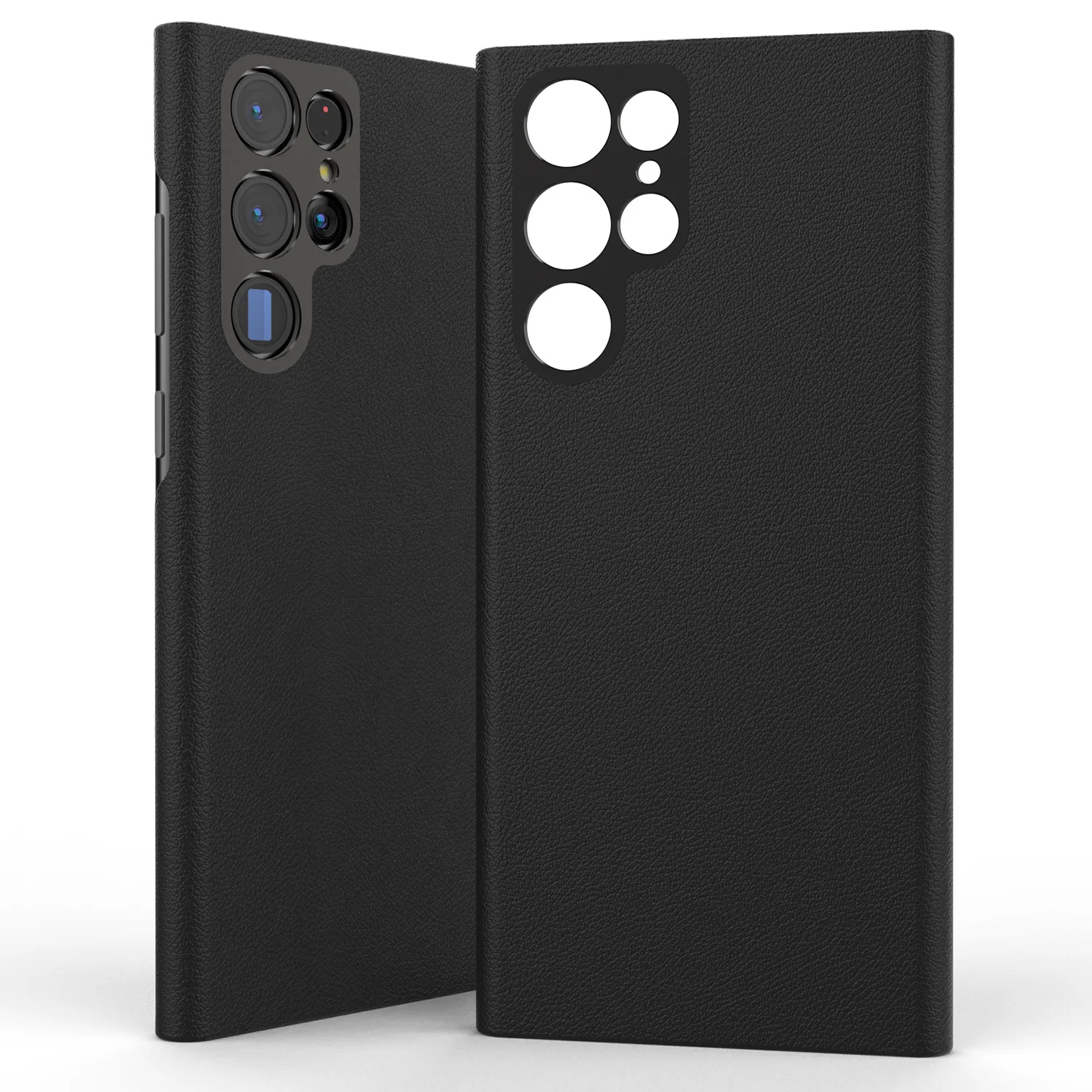 2022 NEW ultrathin leather Case for Samsung Galaxy S22 Ultra S22 Plus Luxury Business Wireless charging Leather Phone Cases