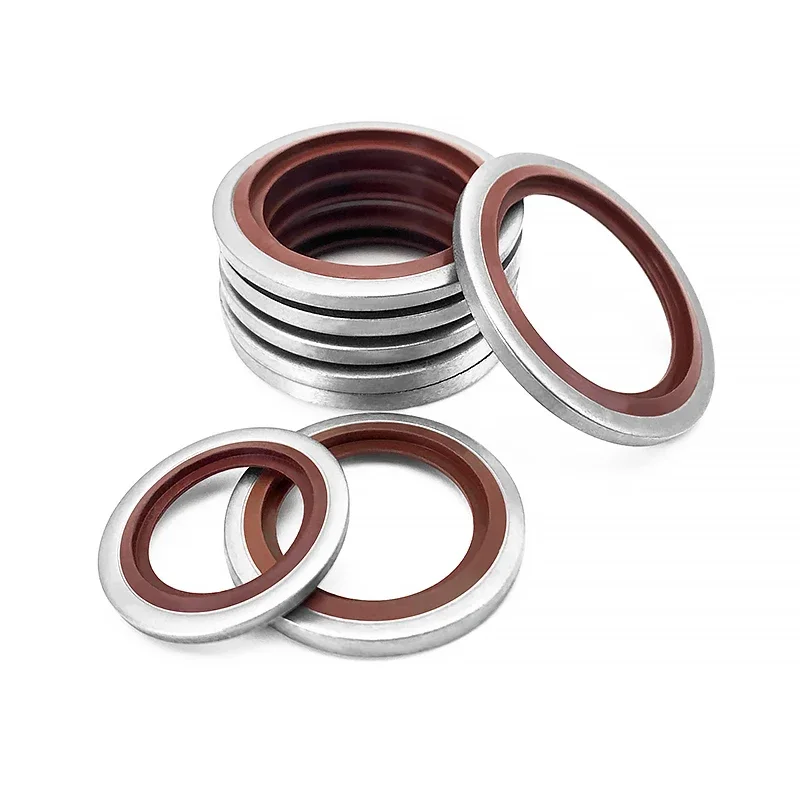 Углеродистая сталь - нитрил (резина) Комбинированная прокладка Уплотнительное