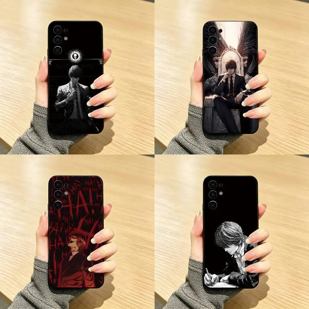 Фото Чехол для телефона Death Note Light Yagami для Samsung S25, S24, S21, S22, S23, S30, Ultra, S20, Plus, FE, мягкий силиконовый, черный №1