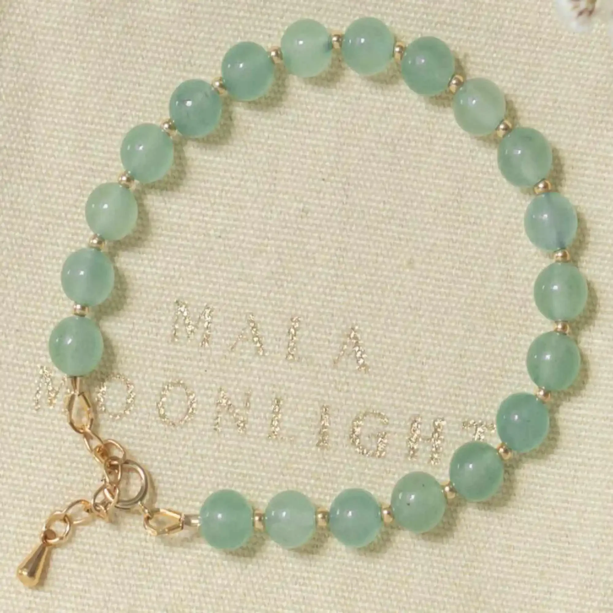 6 мм натуральный узел зеленые хрустальные бусины 14-каратное золото