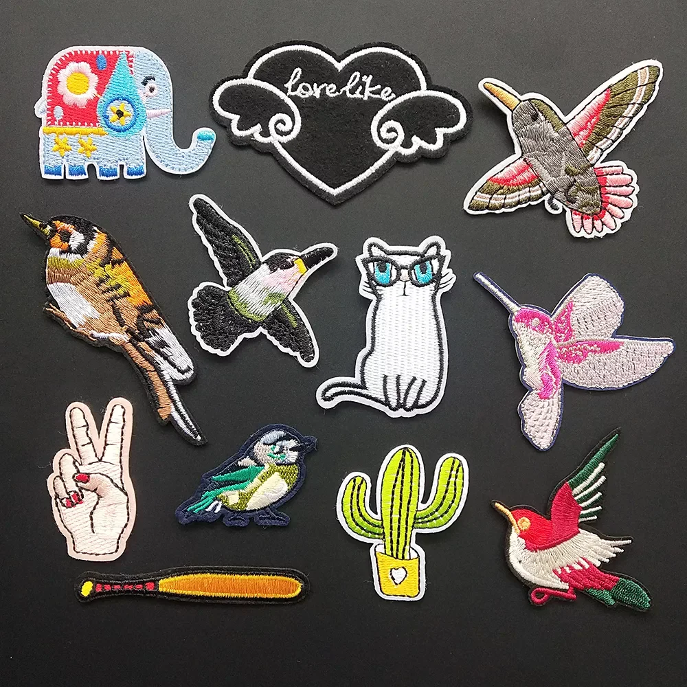 

Embroidery Patches Iron On Patch Embroidered Patchs Badge Appliques For Clothing Forest Stickers Backpack Bags
