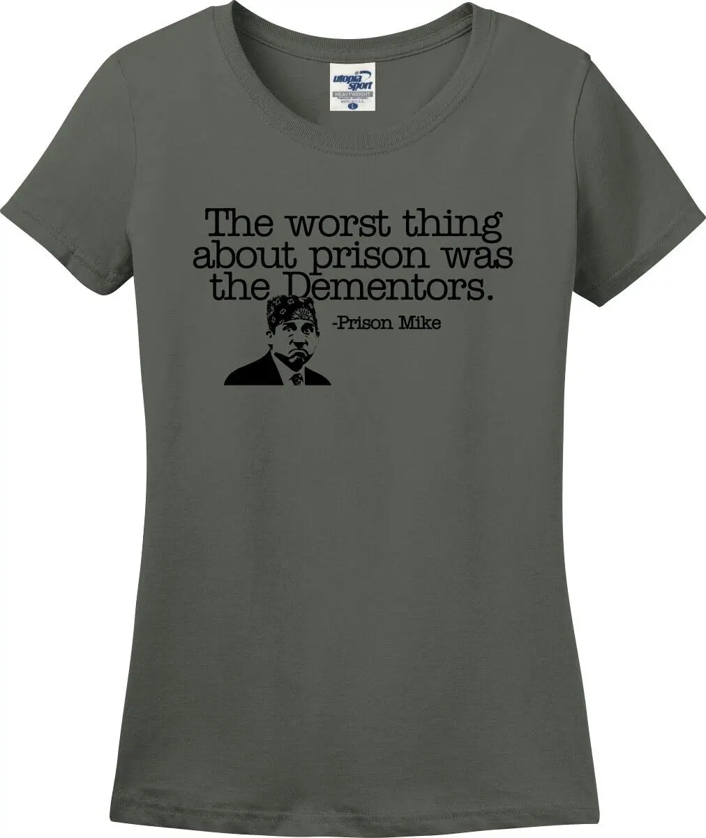 Женская футболка The Great Thing About Prison Was Dementors Missy Fit S 3X