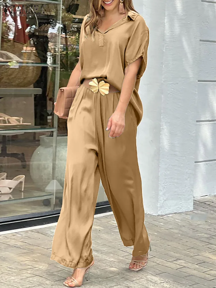 Casual Tracksuits Solid Long Pant Suits 