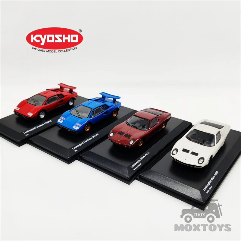 

Kyosho 1:64 Lambo Countach LP500S /Miura P400 Diecast Model Car