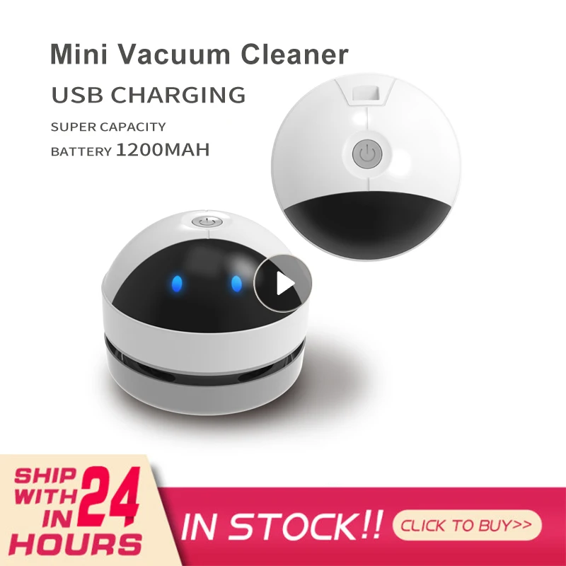 

Портативный Настольный мини-пылесос с USB-зарядкой, очиститель для дома и офиса, уборочная машина, новый дизайн