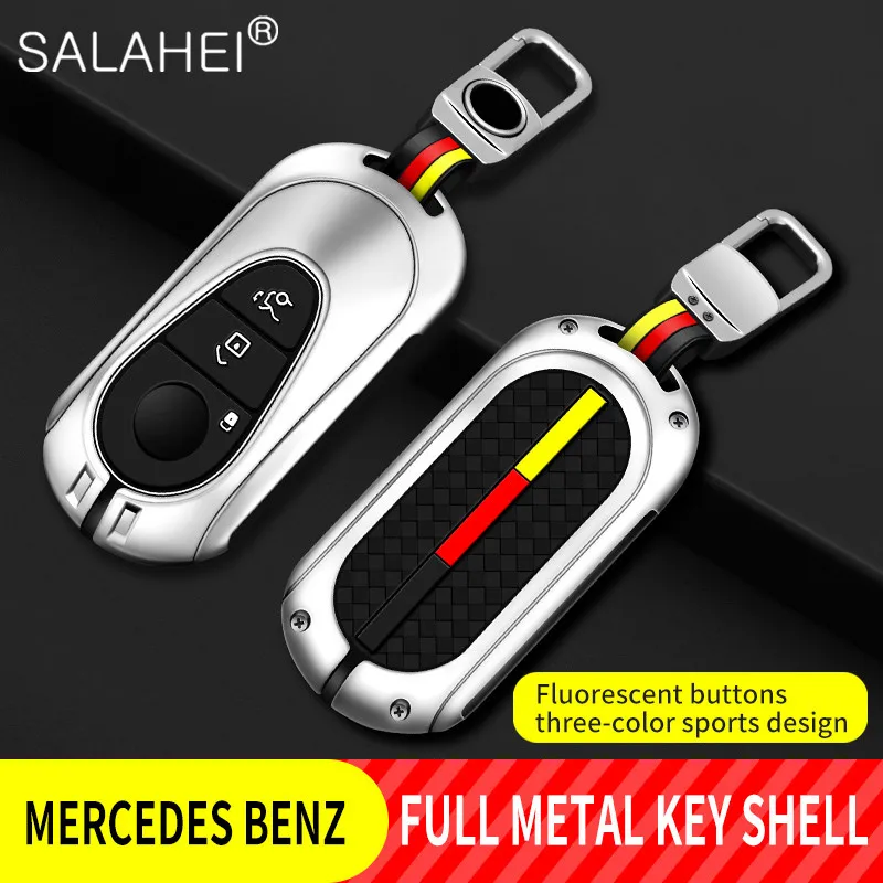 

Zinc Alloy Car Remote Key Case Cover Shell For Mercedes Benz 2021 C /S Class W223 W206 S350L S400L S450L S500L Accessories